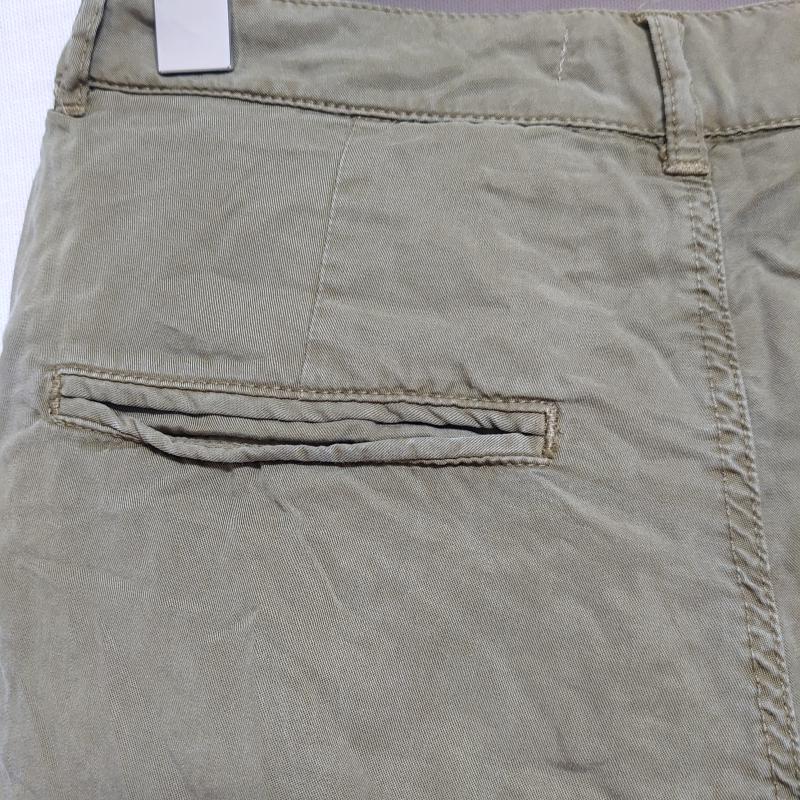 ザラベーシック ZARA BASIC パンツ スラックス 34 無地 茶 / ブラウン / X カーキ / カーキ /  レディース USED 古着 中古 10014460
