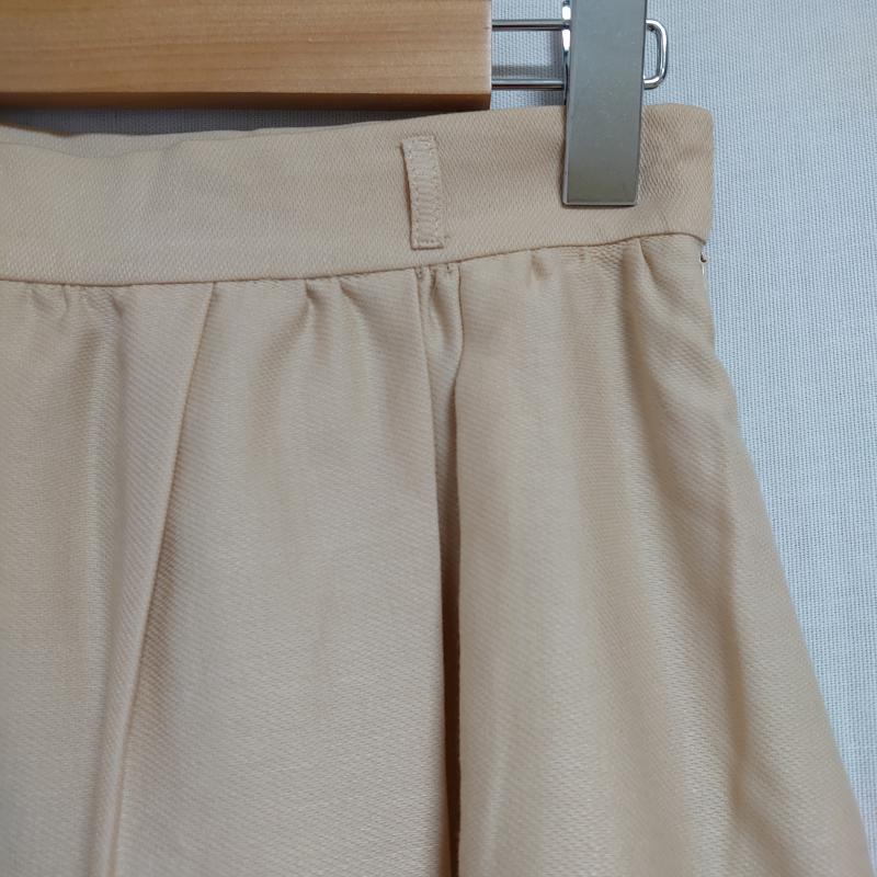 ミッシュマッシュ MISCH MASCH スカート ひざ丈スカート 38 無地 ベージュ / ベージュ /  レディース USED 古着 中古 10014488