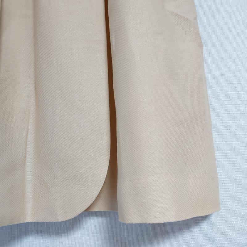 ミッシュマッシュ MISCH MASCH スカート ひざ丈スカート 38 無地 ベージュ / ベージュ /  レディース USED 古着 中古 10014488