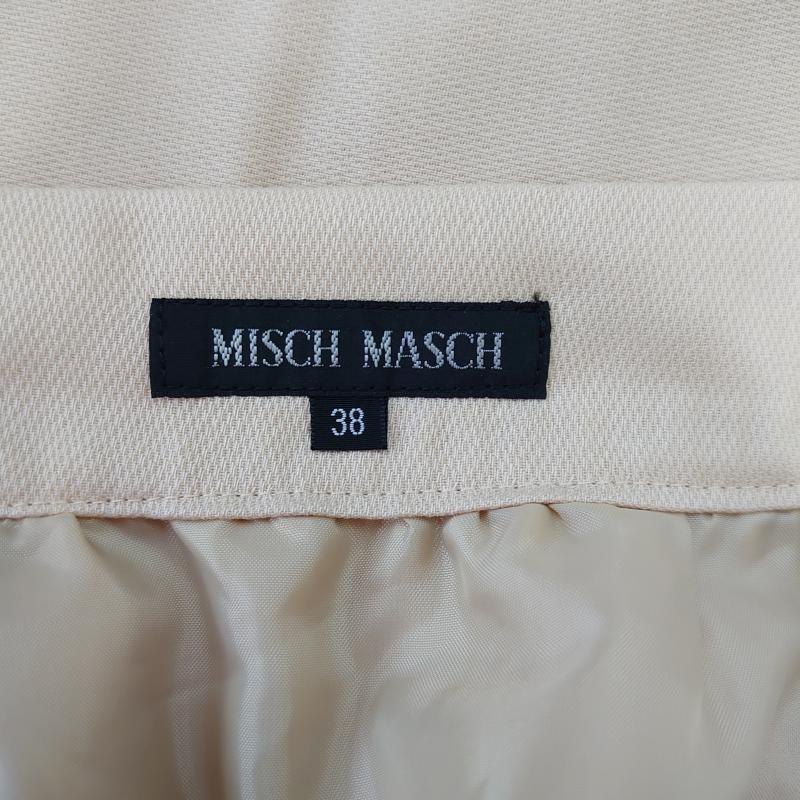 ミッシュマッシュ MISCH MASCH スカート ひざ丈スカート 38 無地 ベージュ / ベージュ /  レディース USED 古着 中古 10014488