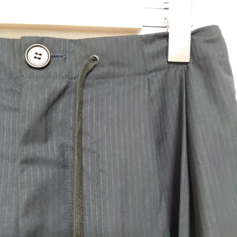 ダルデベール DUL DE VERRE パンツ スラックス M ストライプ 黒 / ブラック /  レディース USED 古着 中古 10014492