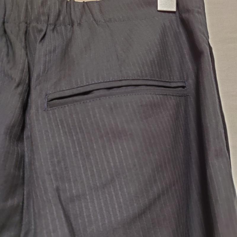 ダルデベール DUL DE VERRE パンツ スラックス M ストライプ 黒 / ブラック /  レディース USED 古着 中古 10014492