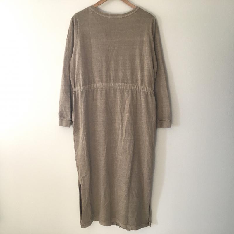 アリュメール ALLUMER ワンピース ロングスカート 1 無地 ベージュ / ベージュ /  レディース USED 古着 中古 10014519