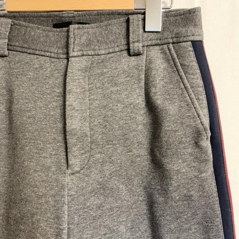 ルール RULe パンツ スラックス 無地 X ストライプ 灰 / グレー / X 青 / ブルー / X 赤 / レッド /  レディース USED 古着 中古 10014581
