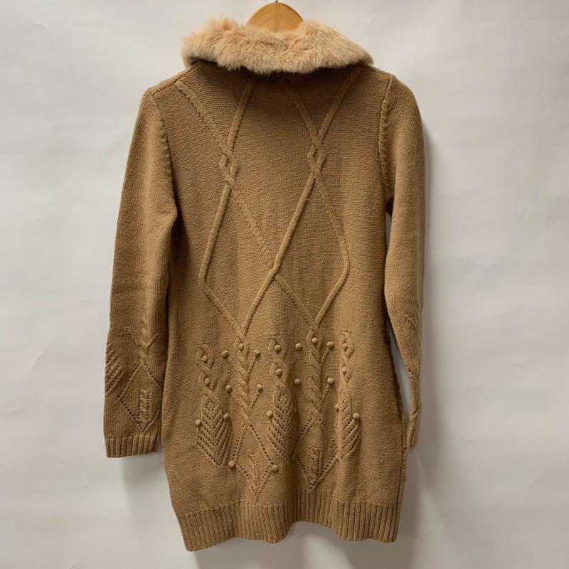 トッカ TOCCA カーディガン 長袖 XS 無地 X  茶 / ブラウン /  レディース USED 古着 中古 10014666