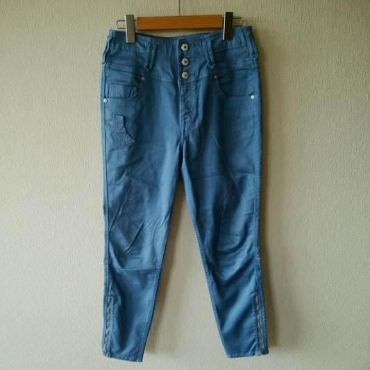 ジミータヴァニティ JIMMY TAVERNITI パンツ チノパン 26 無地 青 / ブルー /  レディース USED 古着 中古 10014757