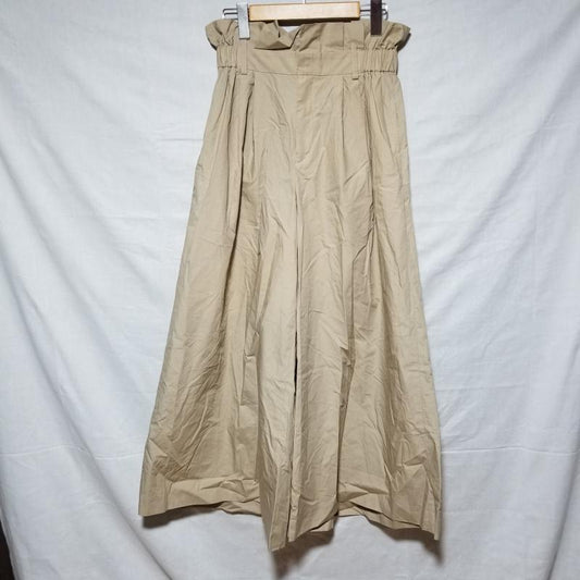 アナトリエ anatelier ボトムス ボトムス スカンツ 38 無地 ベージュ / ベージュ /  レディース USED 古着 中古 10014814