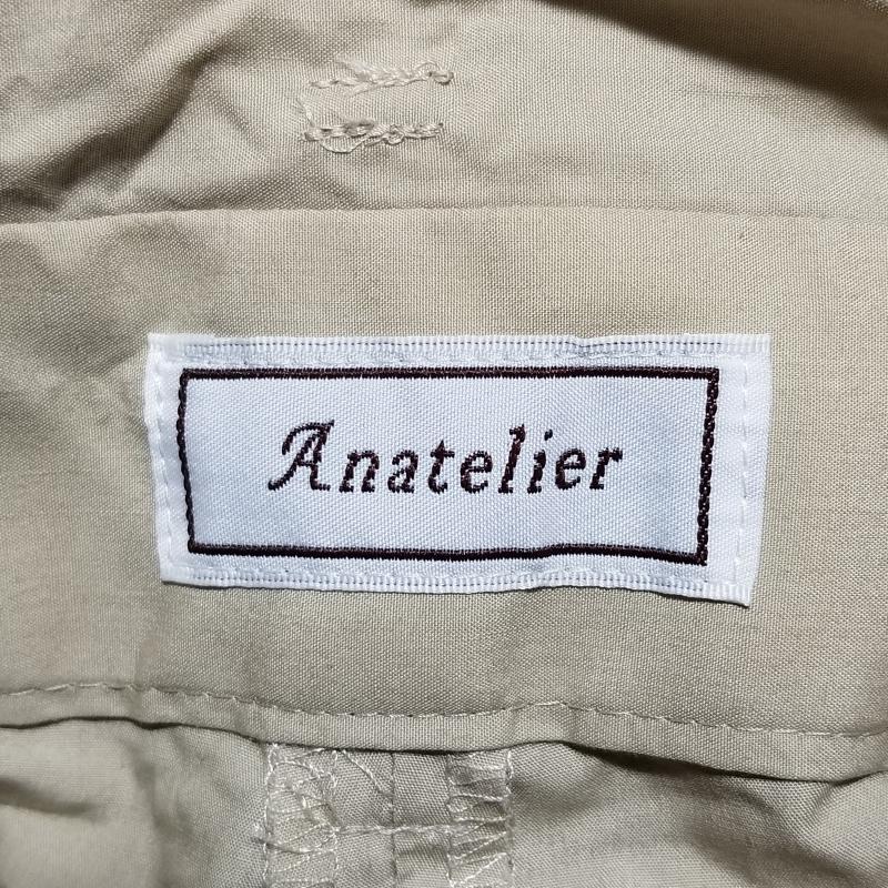 アナトリエ anatelier ボトムス ボトムス スカンツ 38 無地 ベージュ / ベージュ /  レディース USED 古着 中古 10014814