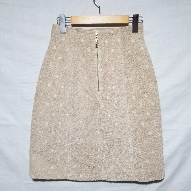 プロポーションボディドレッシング PROPORTION BODY DRESSING スカート ひざ丈スカート 2 ドット ベージュ / ベージュ /  レディース USED 古着 中古 10014817