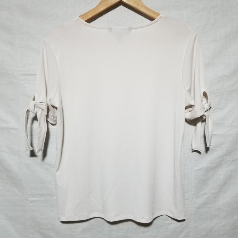 バナナリパブリック BANANA REPUBLIC カットソー 半袖 S 無地 白 / ホワイト /  レディース USED 古着 中古 10014820