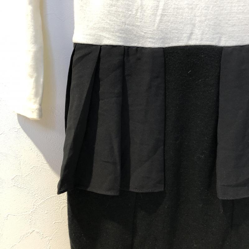 リップサービス LIPSERVICE チュニック 七分袖 無地 白 / ホワイト / X 黒 / ブラック /  レディース USED 古着 中古 10014840