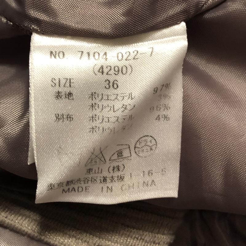 ロイヤルパーティー ROYAL PARTY パンツ ショートパンツ 36 無地 ベージュ / ベージュ /  レディース USED 古着 中古 10014865