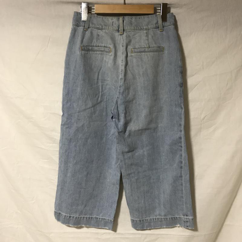 ザラベーシック ZARA BASIC パンツ デニム、ジーンズ ガウチョパンツ S 無地 インディゴ / インディゴ /  レディース USED 古着 中古 10014985