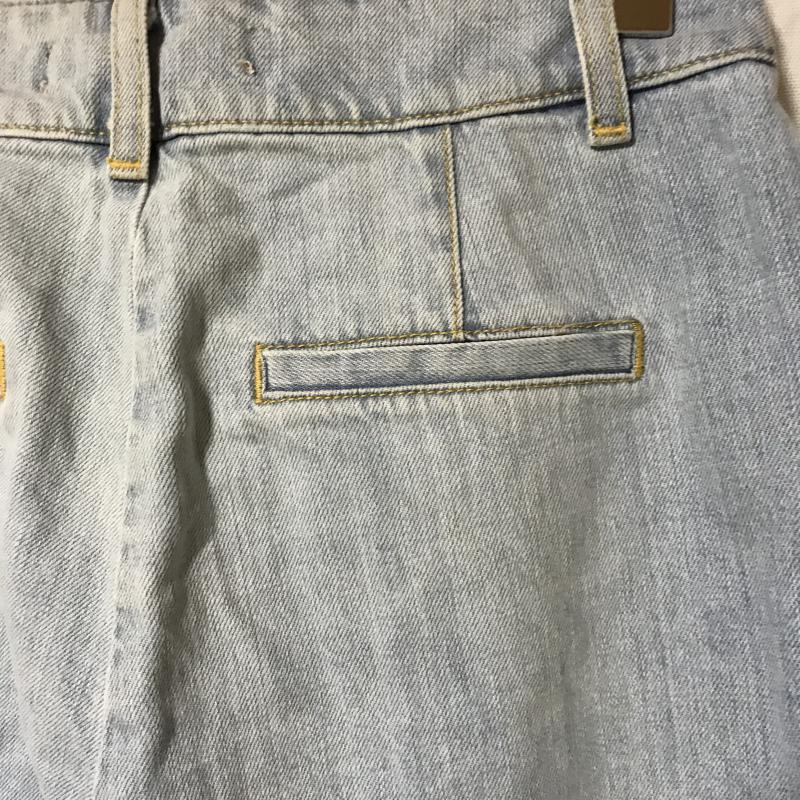 ザラベーシック ZARA BASIC パンツ デニム、ジーンズ ガウチョパンツ S 無地 インディゴ / インディゴ /  レディース USED 古着 中古 10014985