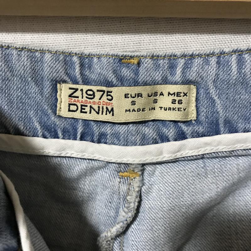 ザラベーシック ZARA BASIC パンツ デニム、ジーンズ ガウチョパンツ S 無地 インディゴ / インディゴ /  レディース USED 古着 中古 10014985