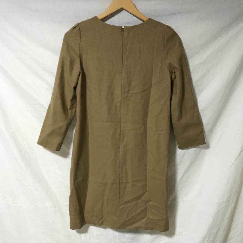 ロペ ROPE' ワンピース ひざ丈スカート 36 無地 茶 / ブラウン /  レディース USED 古着 中古 10015005