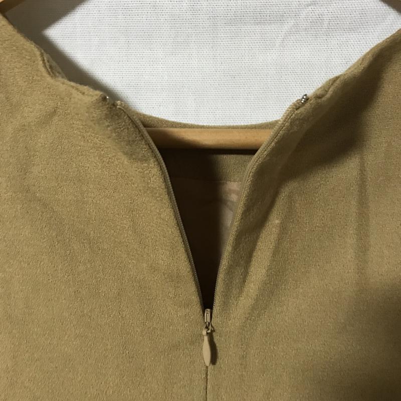 ロペ ROPE' ワンピース ひざ丈スカート 36 無地 茶 / ブラウン /  レディース USED 古着 中古 10015005