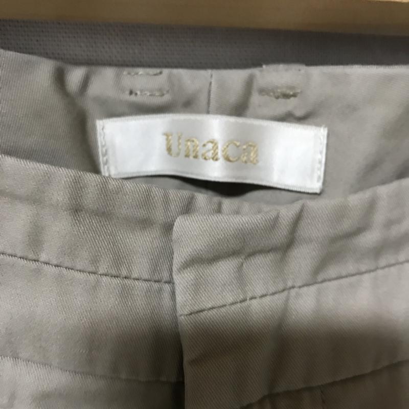 アナカ Unaca パンツ チノパン 36 無地 ベージュ / ベージュ /  レディース USED 古着 中古 10015008