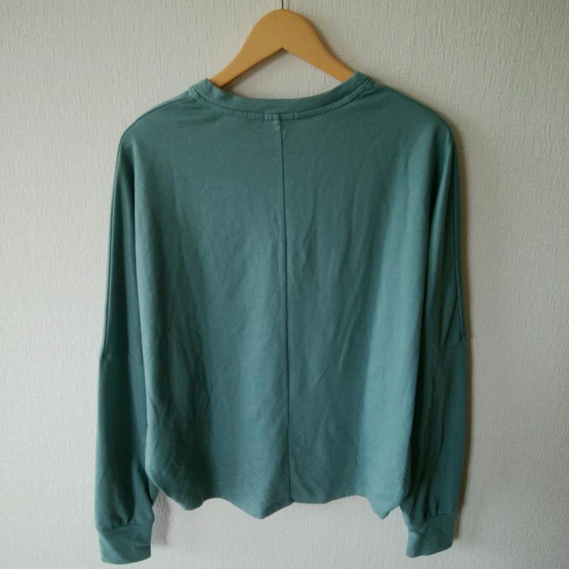 ニコアンド niko and... カットソー 長袖 3 無地 緑 / グリーン /  メンズ USED 古着 中古 10015259
