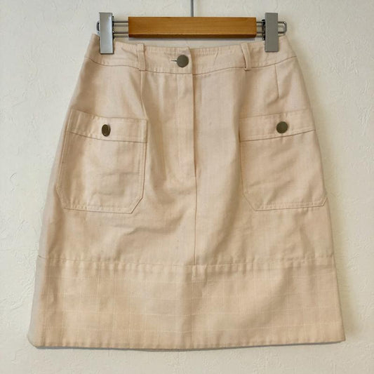 ルネ Rene スカート ミニスカート 34 無地 桃 / ピンク /  レディース USED 古着 中古 10015355