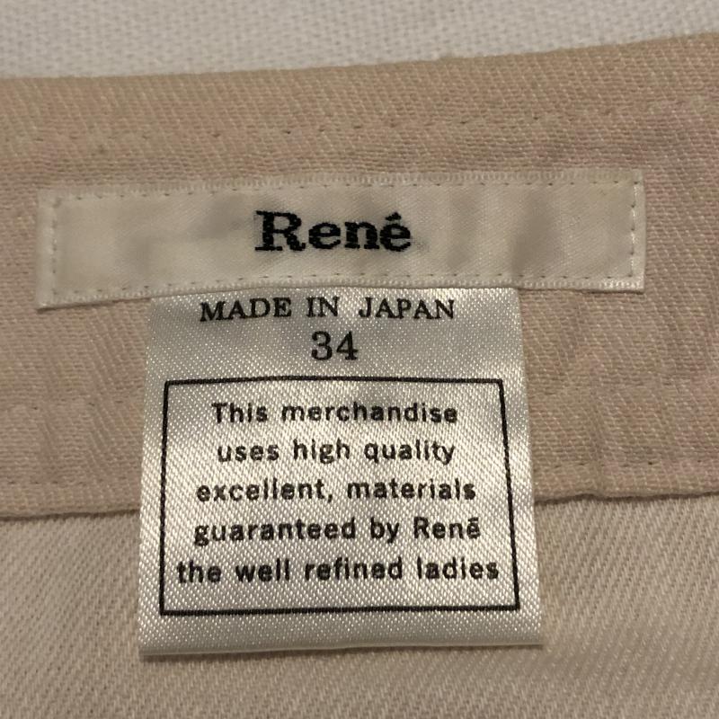 ルネ Rene スカート ミニスカート 34 無地 桃 / ピンク /  レディース USED 古着 中古 10015355