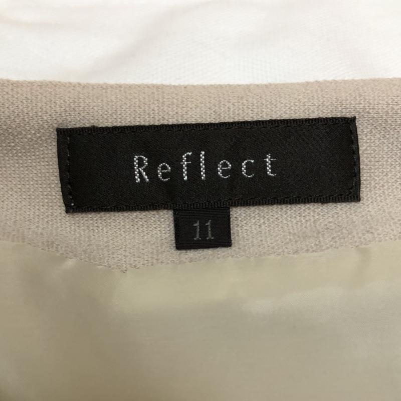 リフレクト Reflect スカート ひざ丈スカート 無地 ベージュ / ベージュ /  レディース USED 古着 中古 10015391