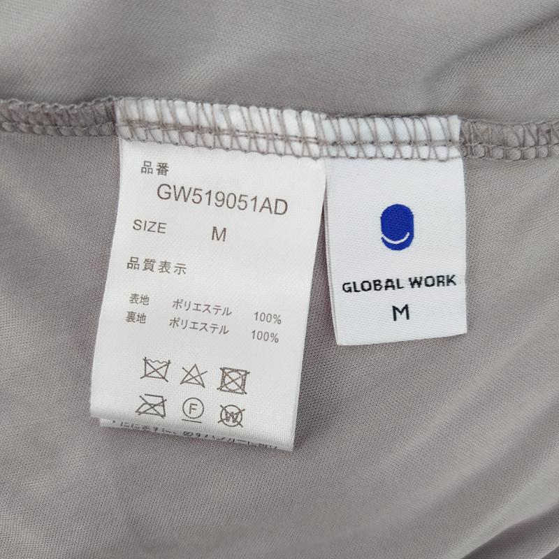 グローバルワーク GLOBAL WORK スカート ロングスカート M 無地 灰 / グレー /  レディース USED 古着 中古 10015407