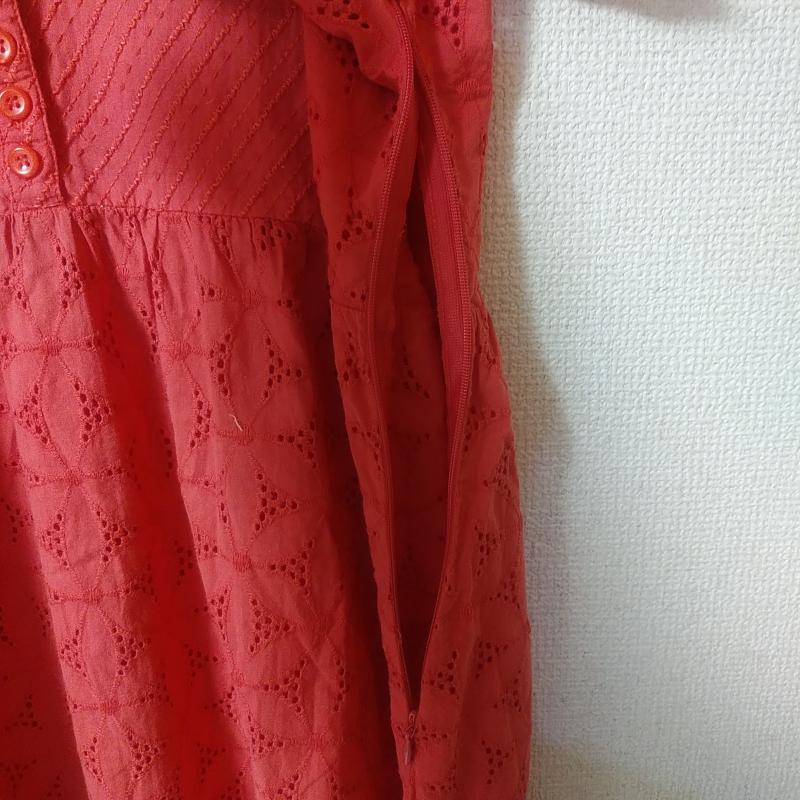 ビーシービージェネレーション BCBGeneration カットソー 半袖 M 花柄 X 刺繍 赤 / レッド /  レディース USED 古着 中古 10015431