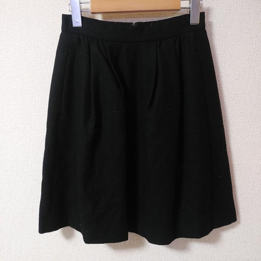 ボールジィ BALLSEY スカート ひざ丈スカート 36 無地 黒 / ブラック /  レディース USED 古着 中古 10015450