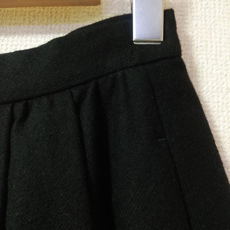 ボールジィ BALLSEY スカート ひざ丈スカート 36 無地 黒 / ブラック /  レディース USED 古着 中古 10015450