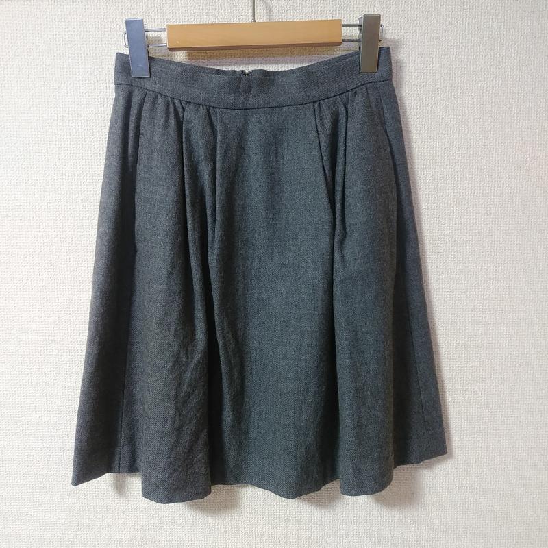 ボールジィ BALLSEY スカート ひざ丈スカート 36 無地 灰 / グレー /  レディース USED 古着 中古 10015457