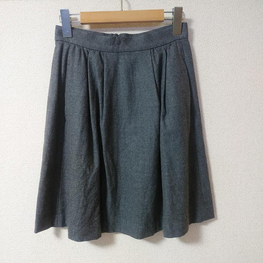 ボールジィ BALLSEY スカート ひざ丈スカート 36 無地 灰 / グレー /  レディース USED 古着 中古 10015457
