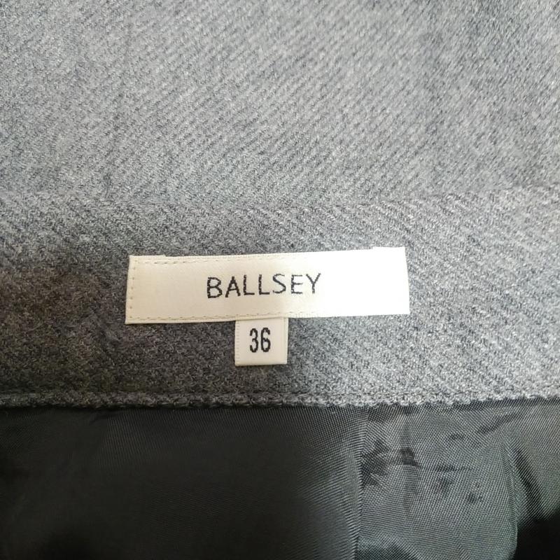 ボールジィ BALLSEY スカート ひざ丈スカート 36 無地 灰 / グレー /  レディース USED 古着 中古 10015457
