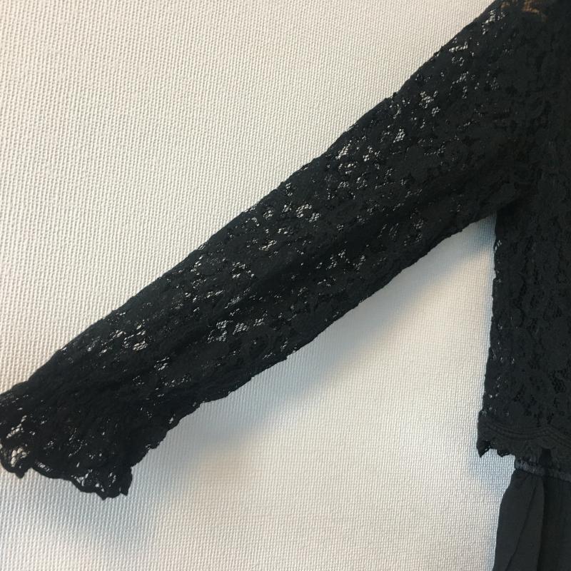 マリーローズ Mary Rose ワンピース ミニスカート M 無地 X 刺繍 黒 / ブラック /  レディース USED 古着 中古 10015543
