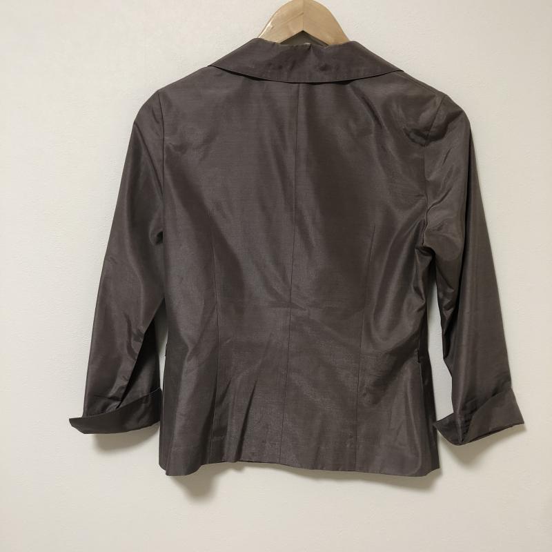 ナチュラルビューティー NATURAL BEAUTY シャツ、ブラウス 七分袖 M 無地 茶 / ブラウン /  レディース USED 古着 中古 10015571