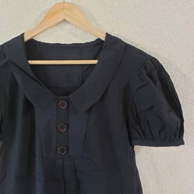 クローラ crolla ワンピース ひざ丈スカート 38 無地 青 / ブルー /  レディース USED 古着 中古 10015623