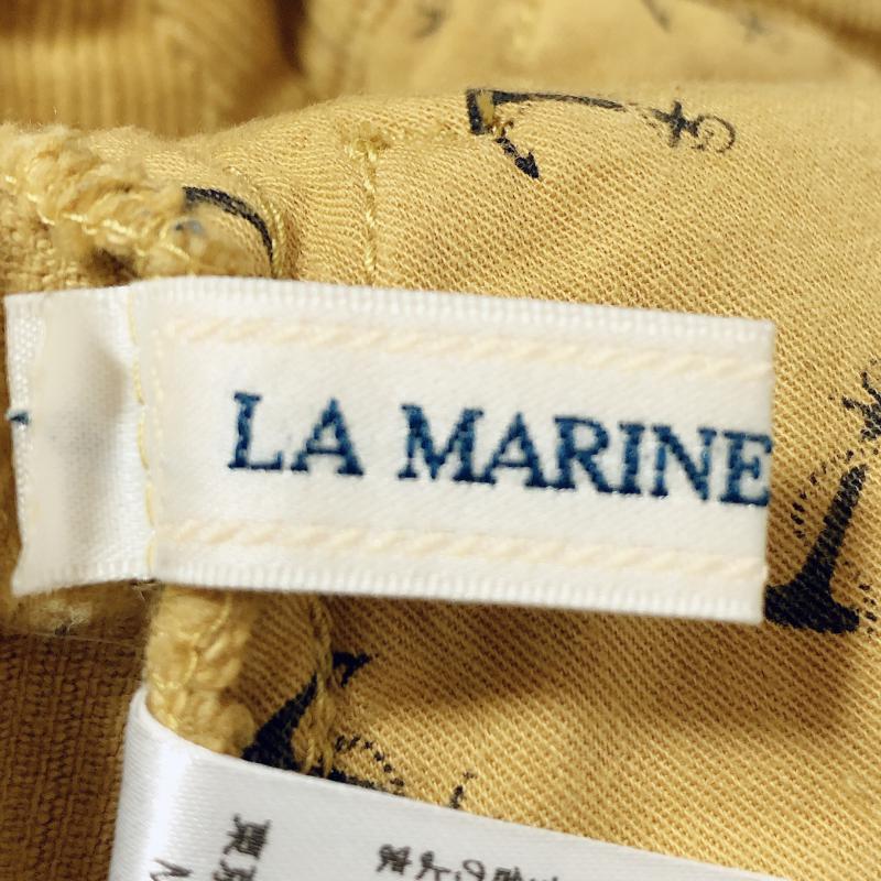 マリン フランセーズ LA MARINE FRANCAISE スカート ひざ丈スカート コーデュロイ 0 無地 黄 / イエロー /  レディース USED 古着 中古 10015785