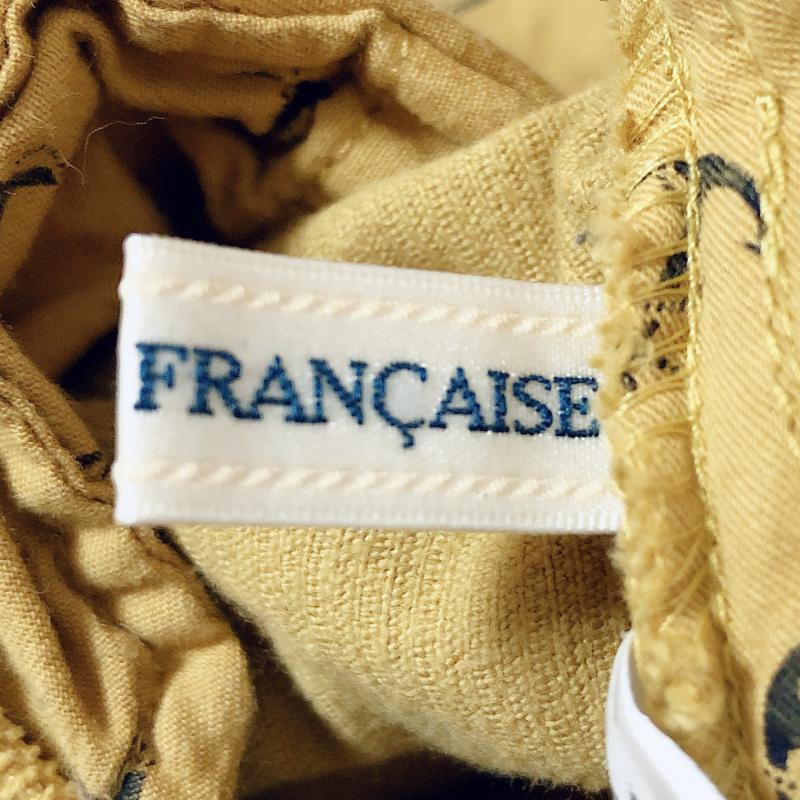 マリン フランセーズ LA MARINE FRANCAISE スカート ひざ丈スカート コーデュロイ 0 無地 黄 / イエロー /  レディース USED 古着 中古 10015785