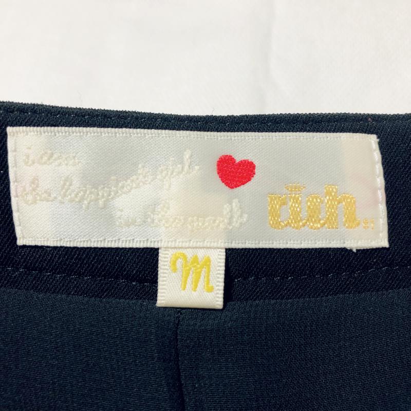 リッチ rich パンツ ショートパンツ M 無地 X 花柄 黒 / ブラック / X 白 / ホワイト / X ベージュ / ベージュ / X 黄 / イエロー /  レディース USED 古着 中古 10015787