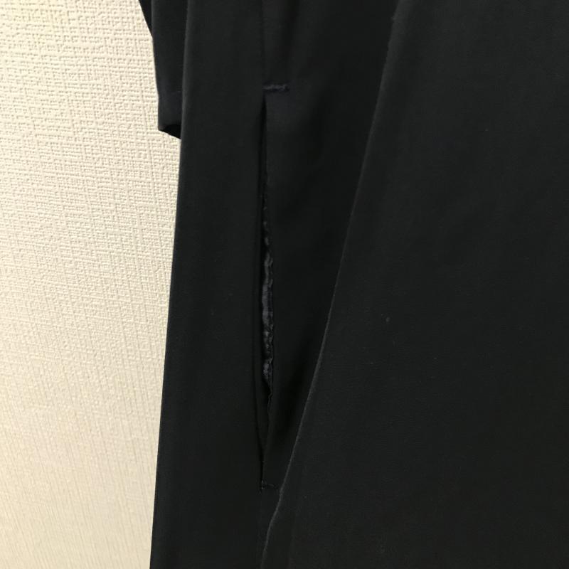イノウェーブ innowave ワンピース ひざ丈スカート M 無地 黒 / ブラック /  レディース USED 古着 中古 10015833