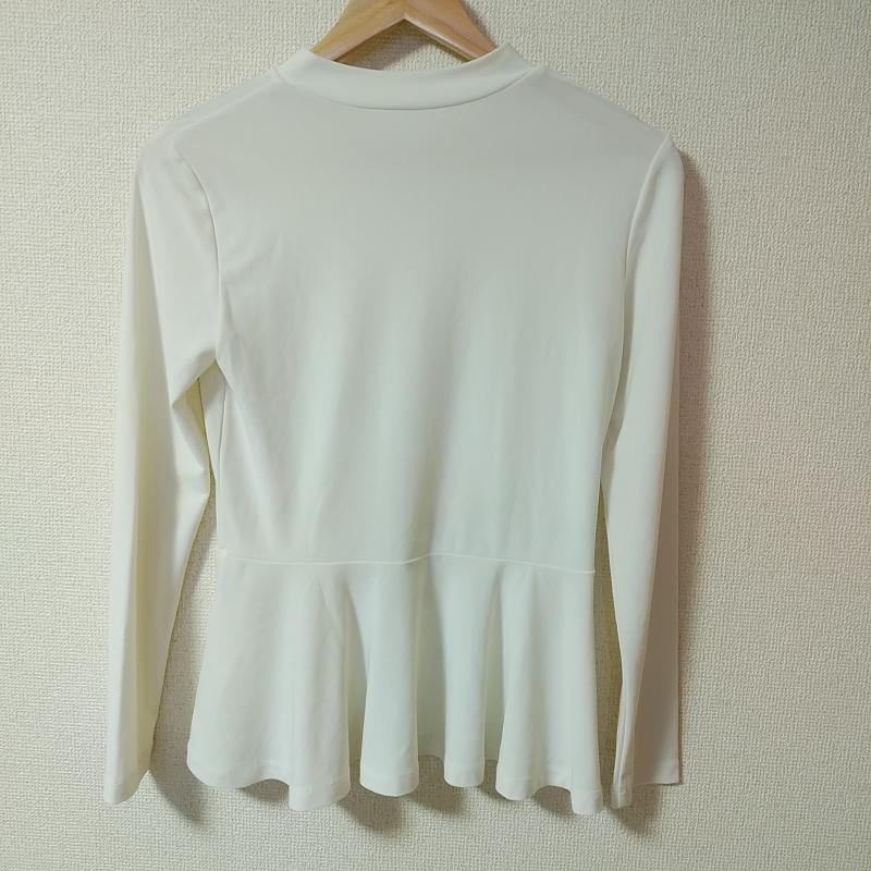 ローズバッド ROSE BUD カットソー 長袖 FREE 無地 白 / ホワイト /  レディース USED 古着 中古 10016006
