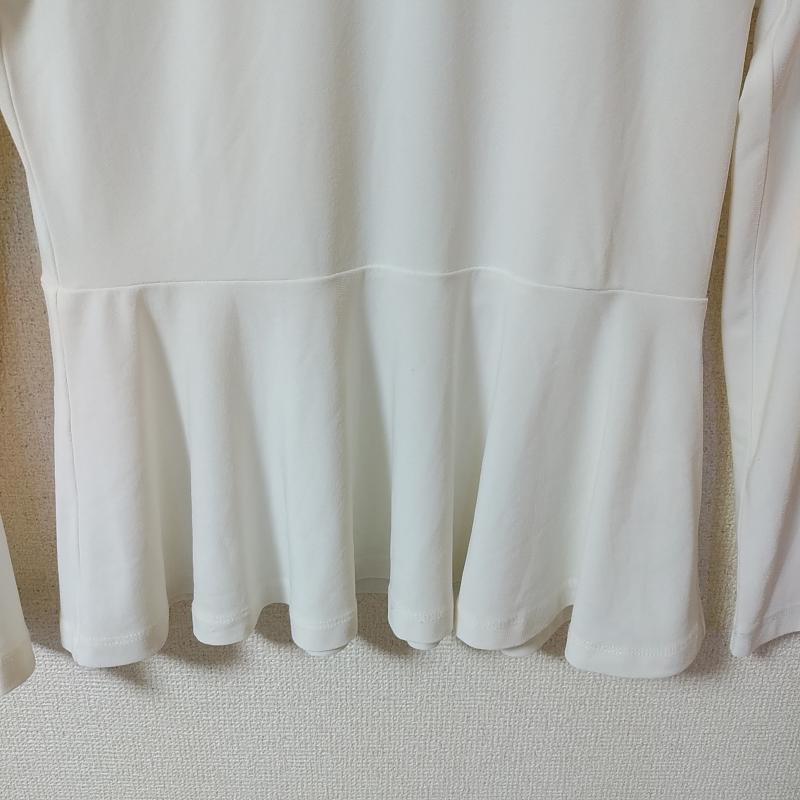 ローズバッド ROSE BUD カットソー 長袖 FREE 無地 白 / ホワイト /  レディース USED 古着 中古 10016006
