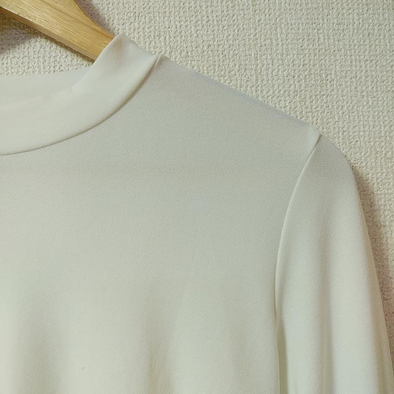 ローズバッド ROSE BUD カットソー 長袖 FREE 無地 白 / ホワイト /  レディース USED 古着 中古 10016006