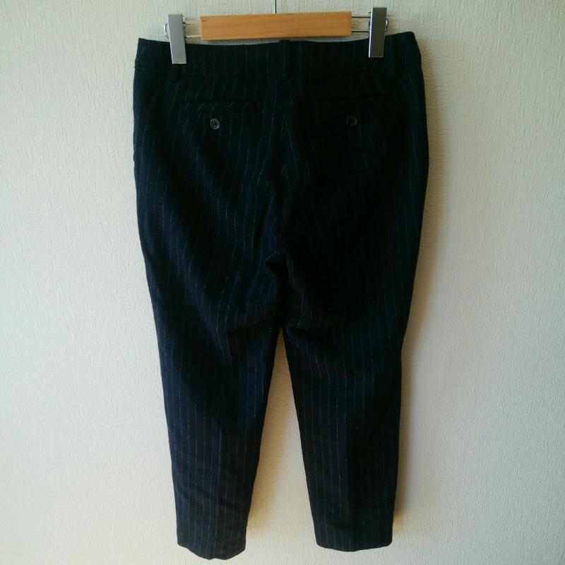 ナチュラルビューティーベーシック NATURAL BEAUTY BASIC ボトムス ボトムス L ストライプ 紺 / ネイビー /  レディース USED 古着 中古 10016072