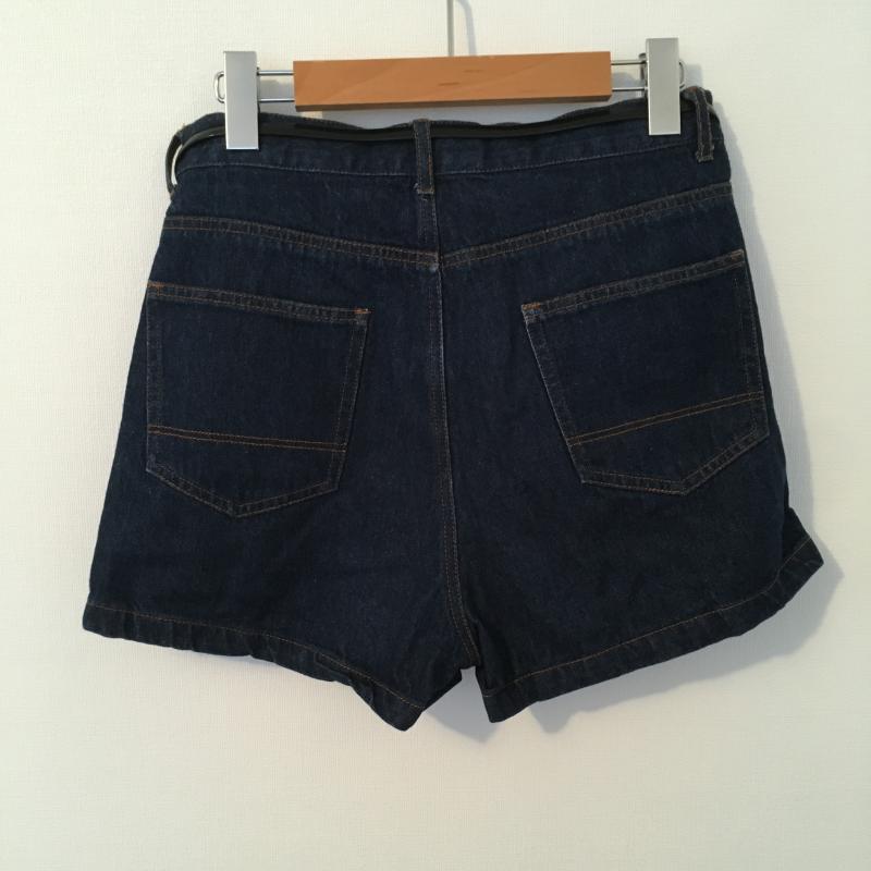 ケービーエフ KBF パンツ ショートパンツ ベルト付き/デニム 無地 インディゴ / インディゴ /  レディース USED 古着 中古 10016377