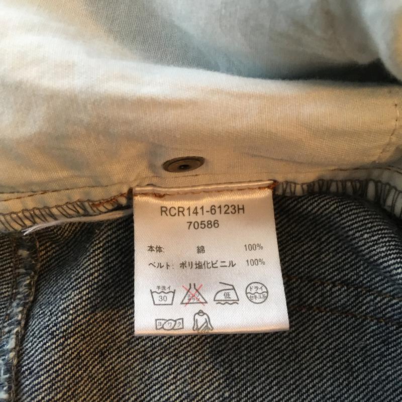 ケービーエフ KBF パンツ ショートパンツ ベルト付き/デニム 無地 インディゴ / インディゴ /  レディース USED 古着 中古 10016377