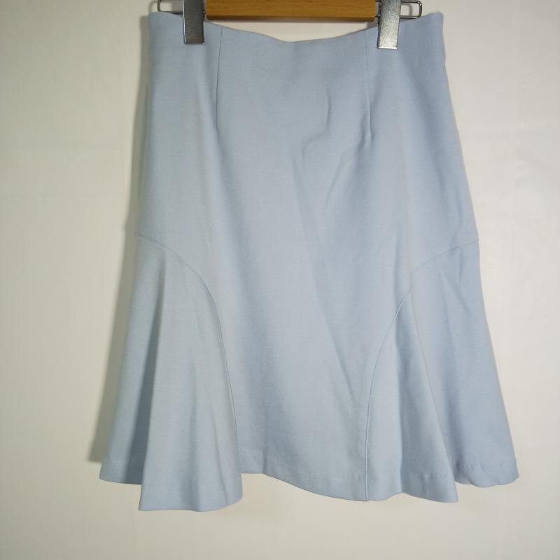 エンネア Ennea スカート ひざ丈スカート 38 無地 青 / ブルー /  レディース USED 古着 中古 10016429
