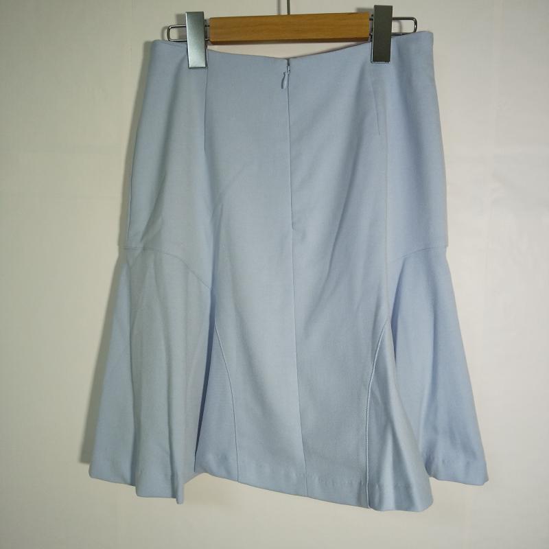 エンネア Ennea スカート ひざ丈スカート 38 無地 青 / ブルー /  レディース USED 古着 中古 10016429