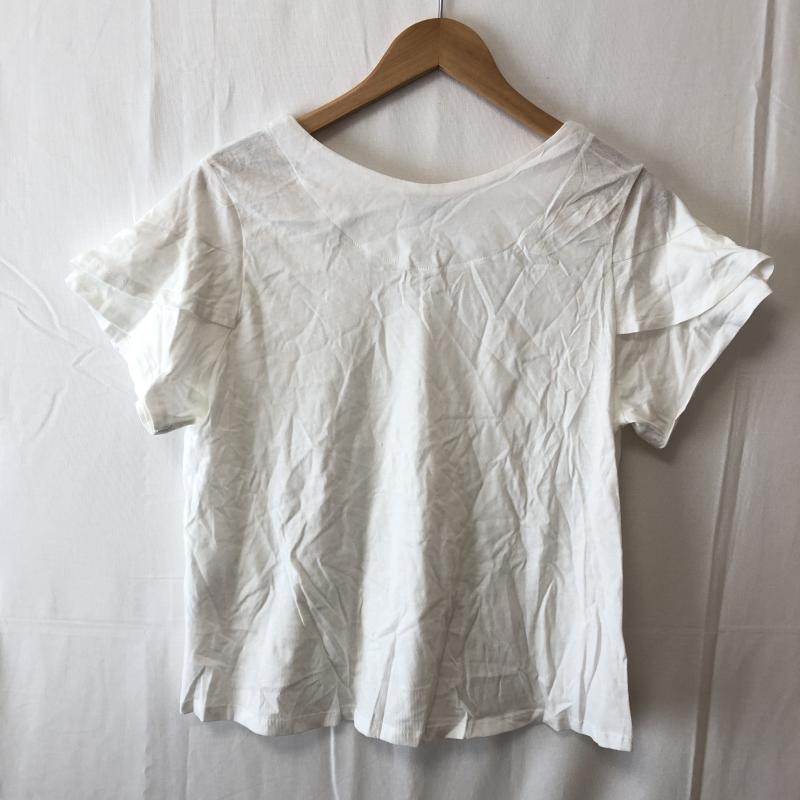 アースミュージックアンドエコロジー earth music&ecology Tシャツ 半袖 FREE 無地 白 / ホワイト /  レディース USED 古着 中古 10016472