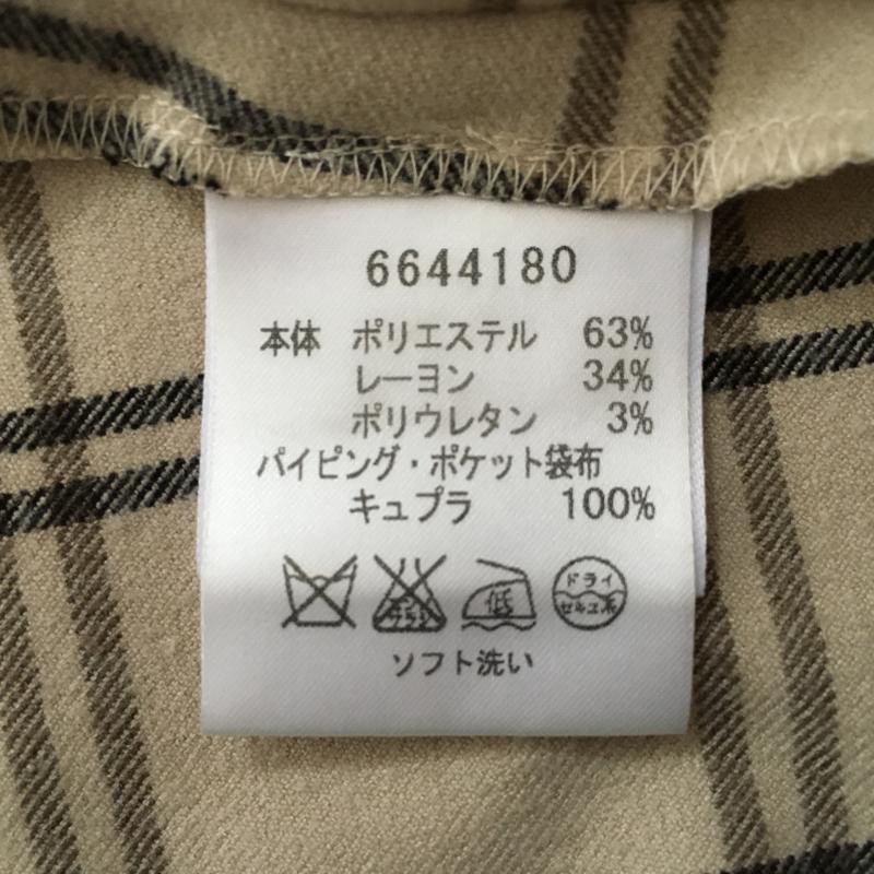 ルネ Rene スカート ひざ丈スカート 36 チェック ベージュ / ベージュ /  レディース USED 古着 中古 10016505